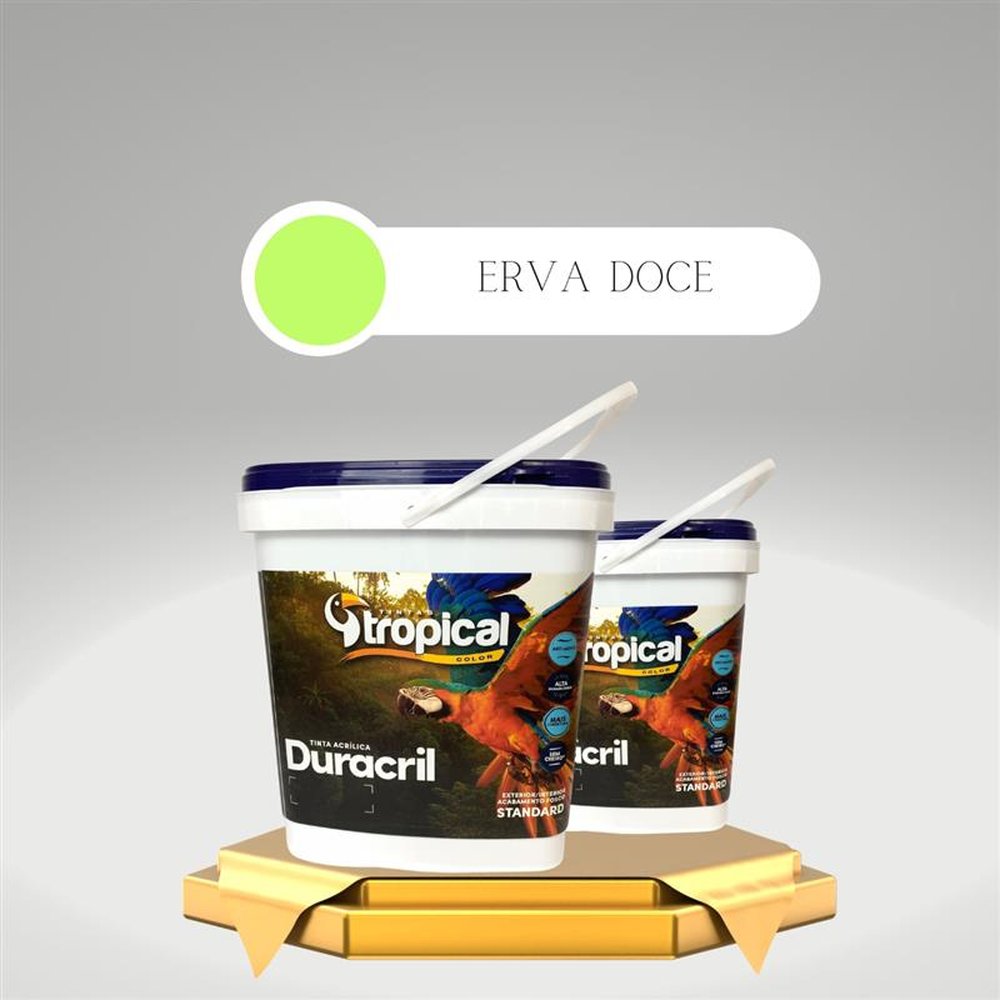 Tinta Tropical Acrílica Duracril Standard Erva Doce 3,6L