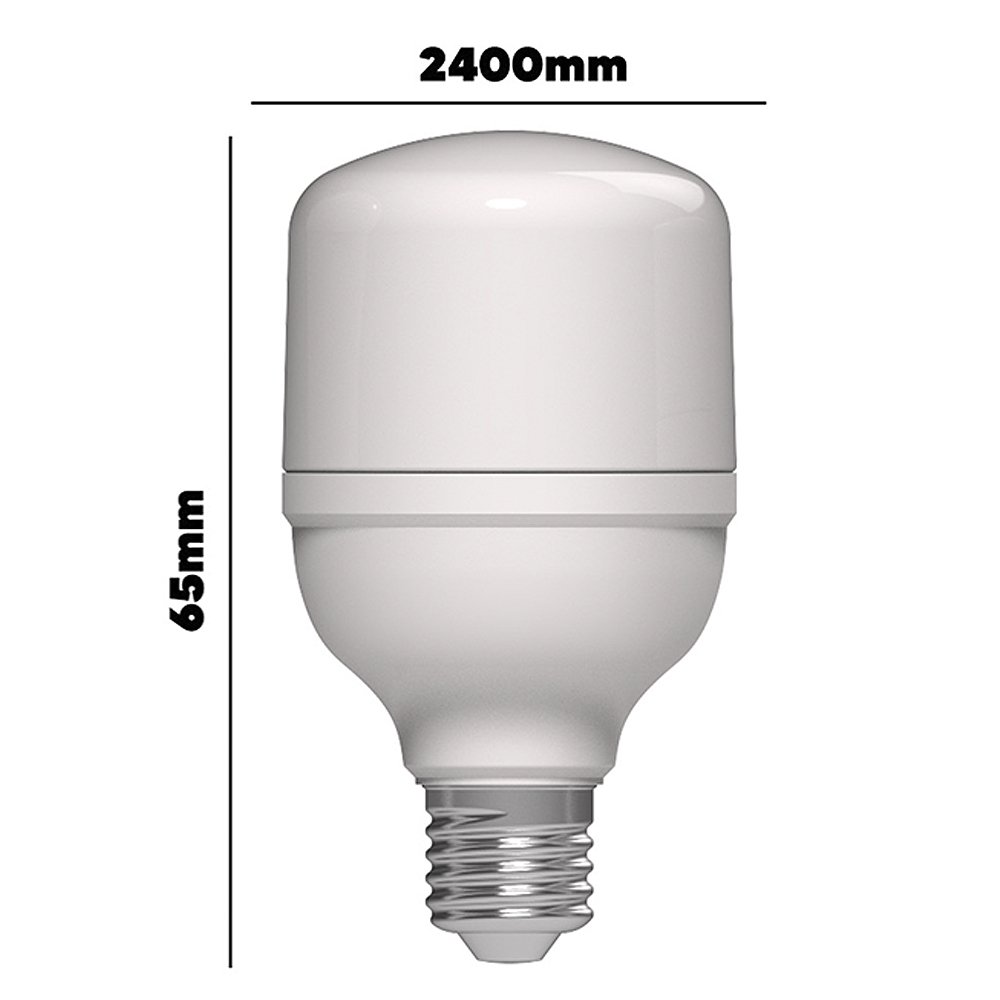 Lâmpada LED Avant 30W E27 6,5K Branca 25000H 2400 Lumens Bivolt
