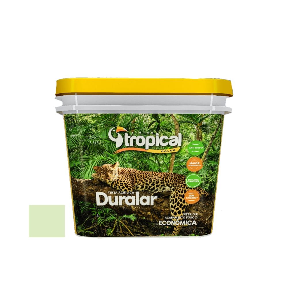 Tinta Tropical Acrílica Duralar Econômica Verde Água 3,6L