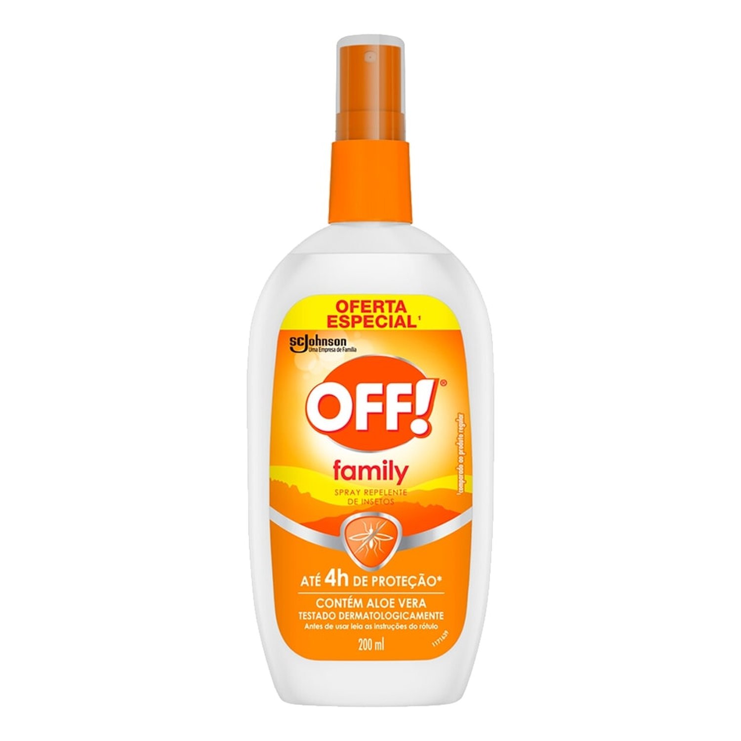 Repelente de Insetos Off Family Spray 200ml Oferta Especial