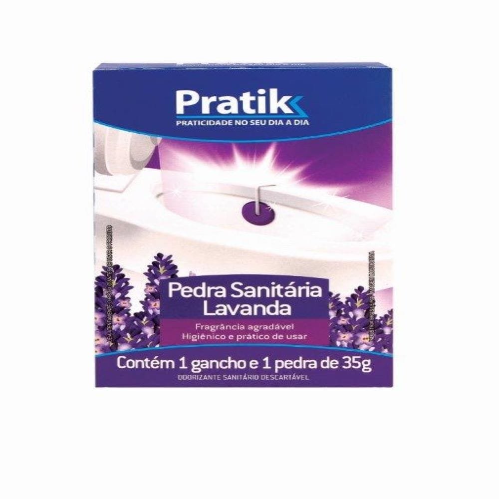 Pedra Sanitária Uzzilim Lavanda 35g - Embalagem com 24 Unidades