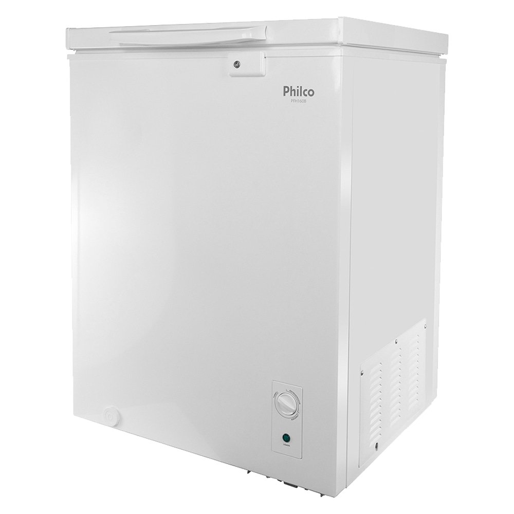 Freezer Horizontal Philco 140 Litros PFH160B - Sistema Dupla Função, Branco, 110V