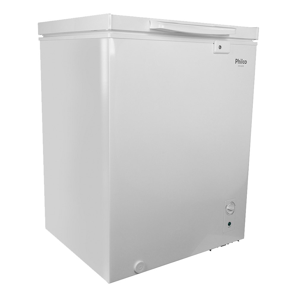 Freezer Horizontal Philco 140 Litros PFH160B - Sistema Dupla Função, Branco, 110V