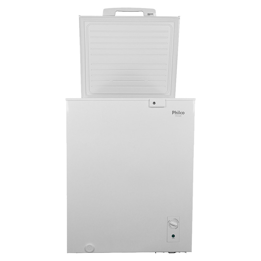 Freezer Horizontal Philco 140 Litros PFH160B - Sistema Dupla Função, Branco, 110V
