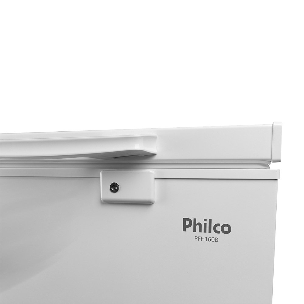 Freezer Horizontal Philco 140 Litros PFH160B - Sistema Dupla Função, Branco, 110V