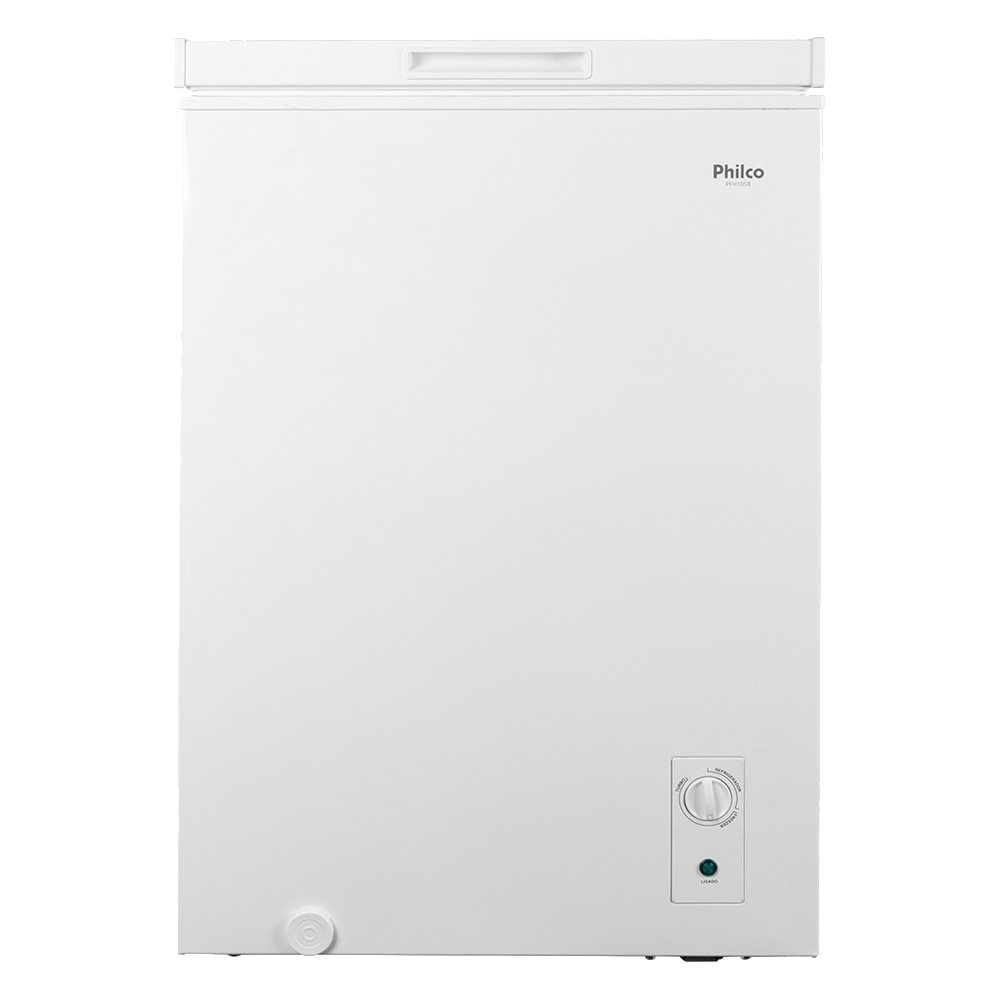 Freezer Horizontal Philco 99 Litros PFH105B - Sistema Dupla Função, Branco, 220V