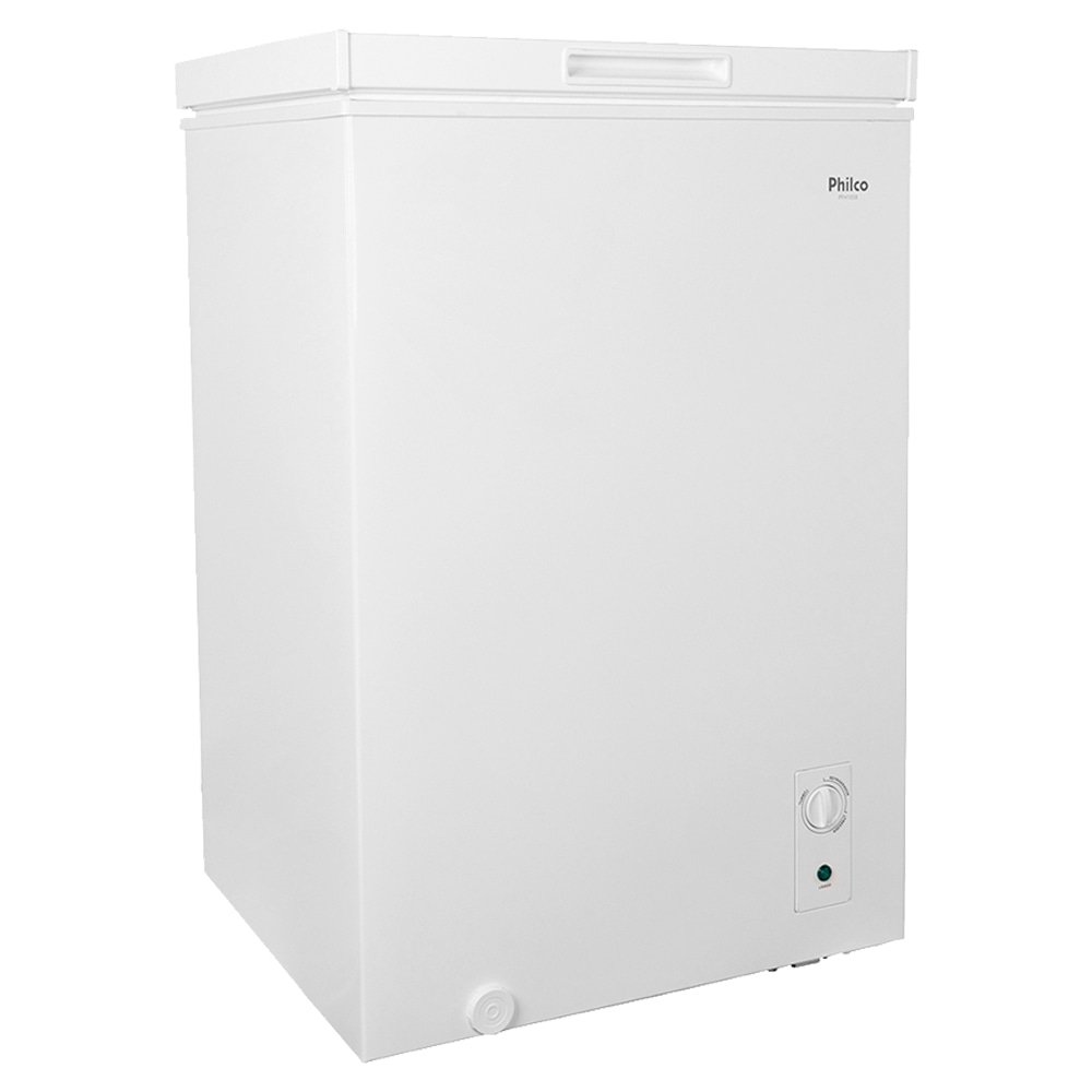 Freezer Horizontal Philco 99 Litros PFH105B - Sistema Dupla Função, Branco, 220V