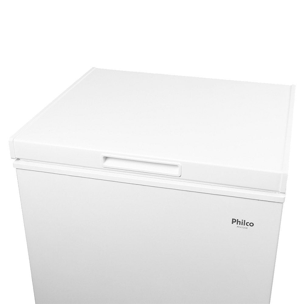 Freezer Horizontal Philco 99 Litros PFH105B - Sistema Dupla Função, Branco, 220V