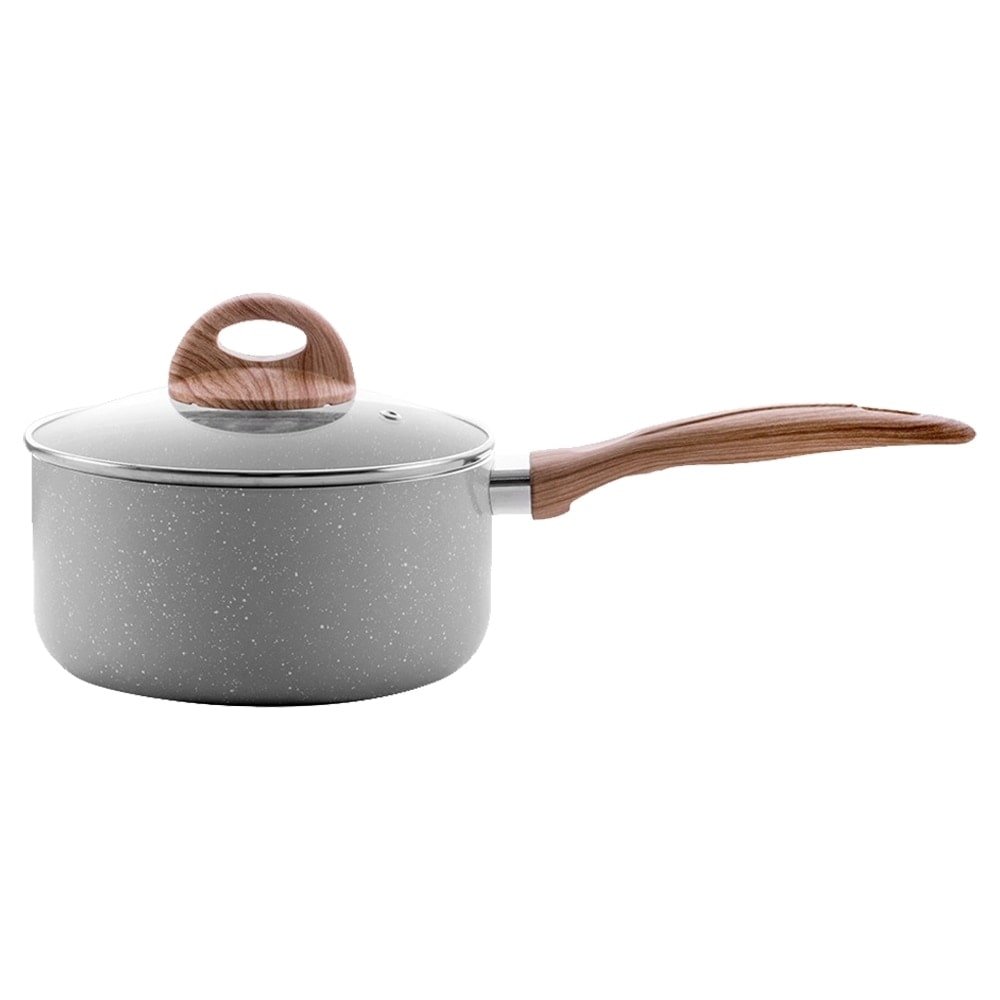Jogo de Panelas Brinox Ceramic Life | Smart Plus Gris Antiaderente, Cinza Claro, 5 Peças
