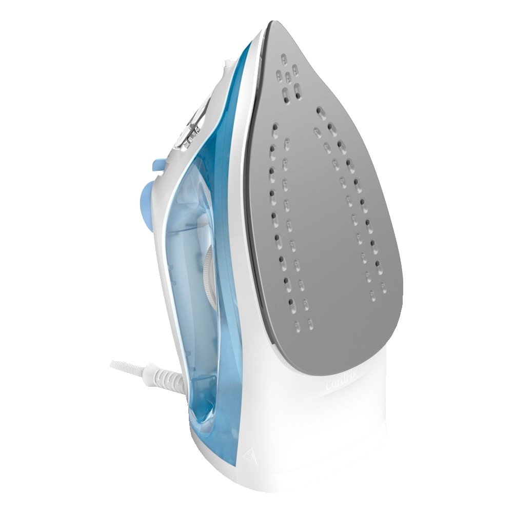 Ferro de Passar a Vapor Philips Walita DST1050 - Serie 1000 com Base Antiaderente, Branco/Azul, 110V