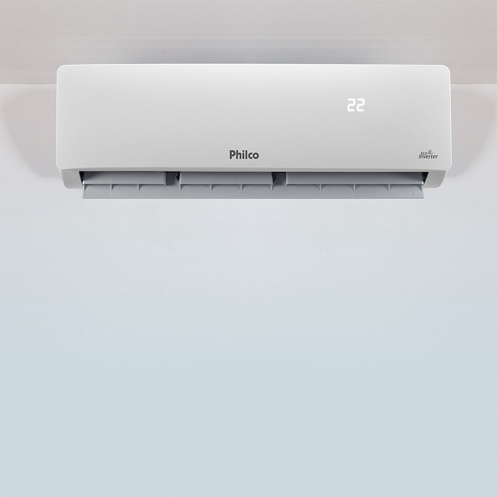 Ar Condicionado Split 24.000 BTUs Philco PAC24000IFM12W - Frio, Eco Inverter, Branco 220V - Kit Interno e Externo
