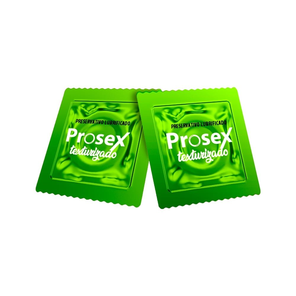 Preservativo Prosex Texturizado 12 Embalagens com 3 Unidades