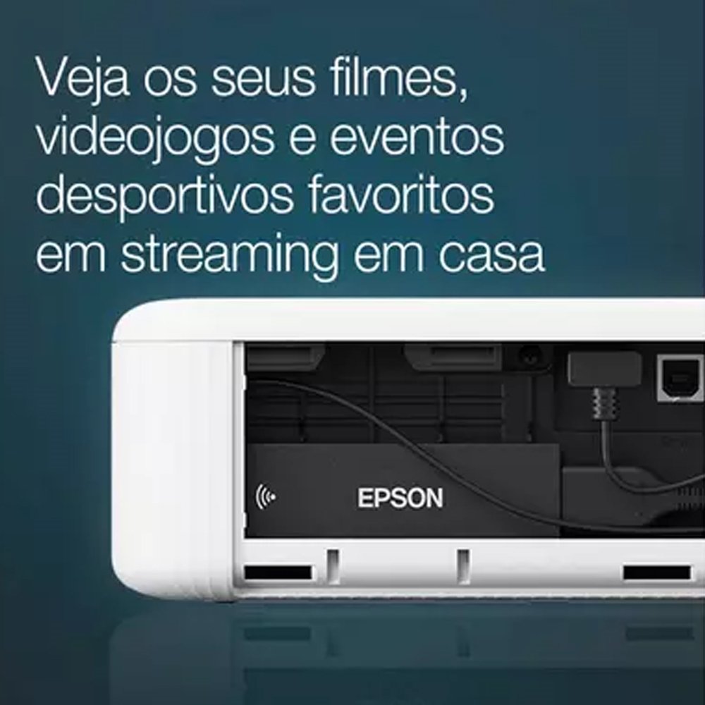 Projetor Epson Powerlite CO-FH02 - 3.000 Lúmens, Full HD, Branco, Bivolt
