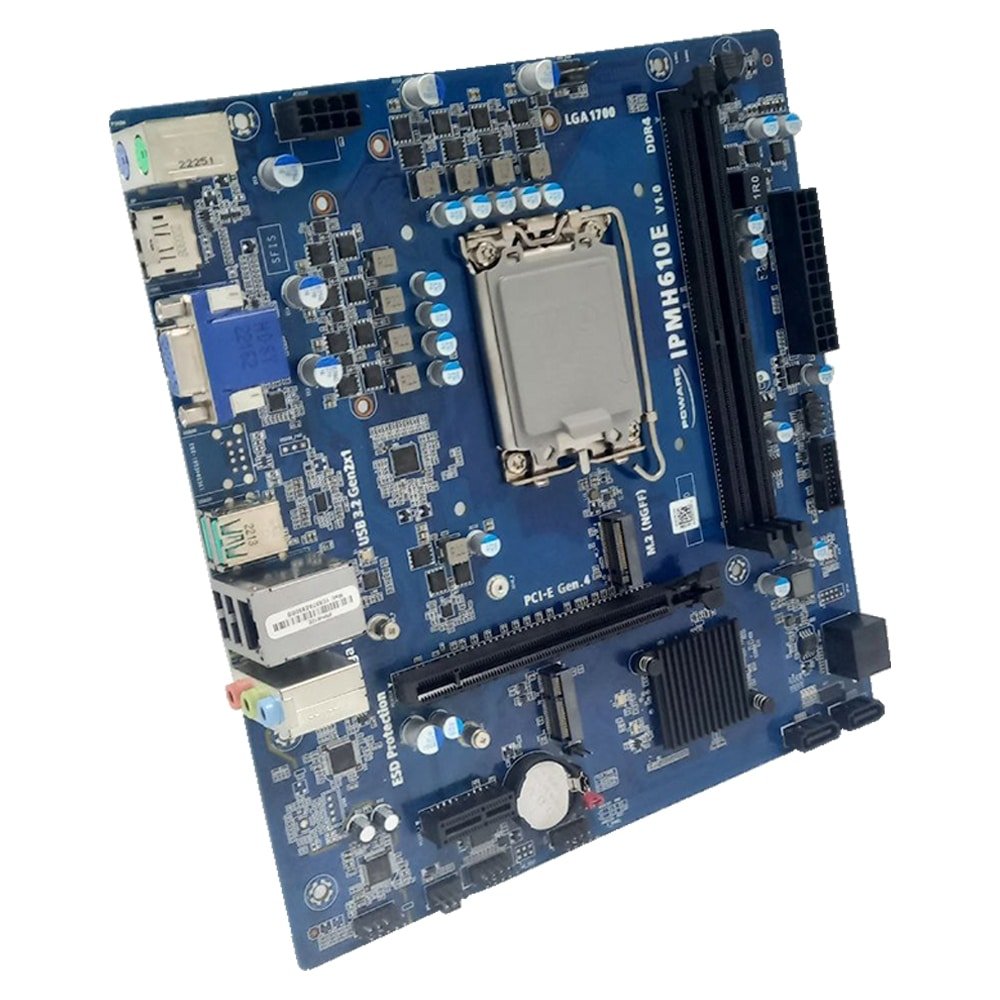 Placa Mãe PCWARE IPMH610E Intel Chipset H610, DDR4, 3200MHZ