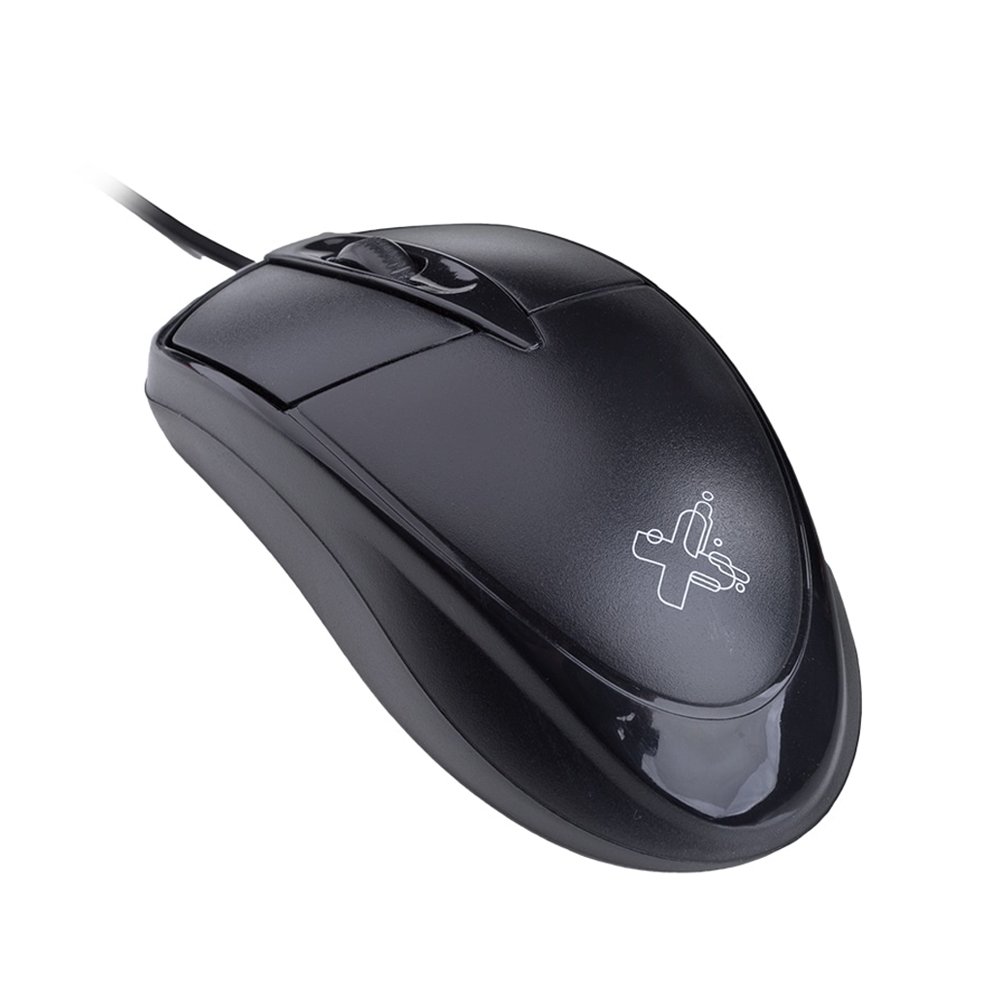 Mouse Maxprint Universitário - Preto 1.200dpi USB 2.0 com Fio