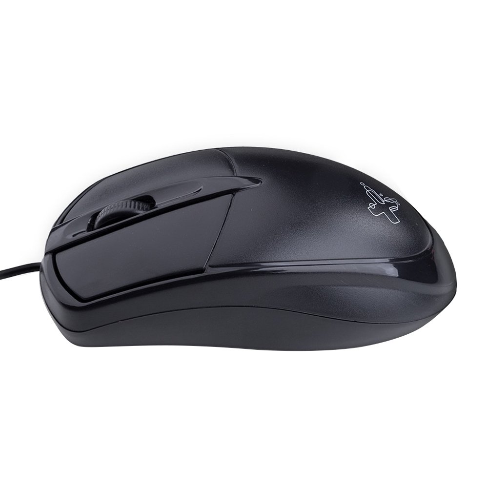 Mouse Maxprint Universitário - Preto 1.200dpi USB 2.0 com Fio