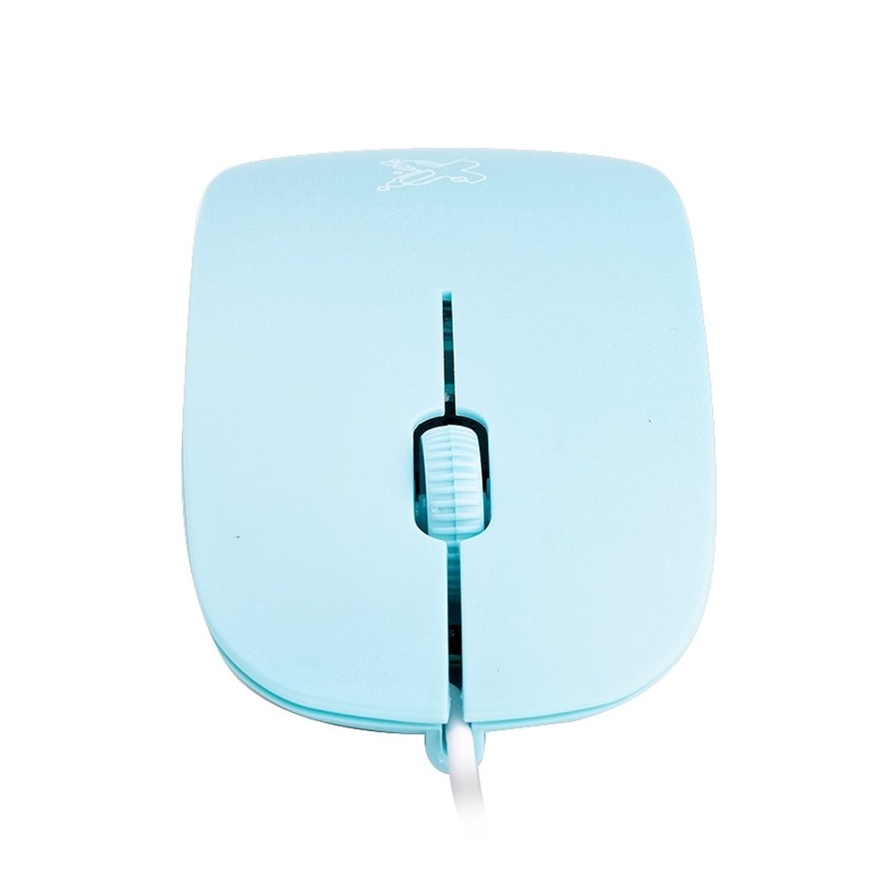 Mouse Maxprint Surface 1.200 DPI com fio, USB 2.0, Azul
