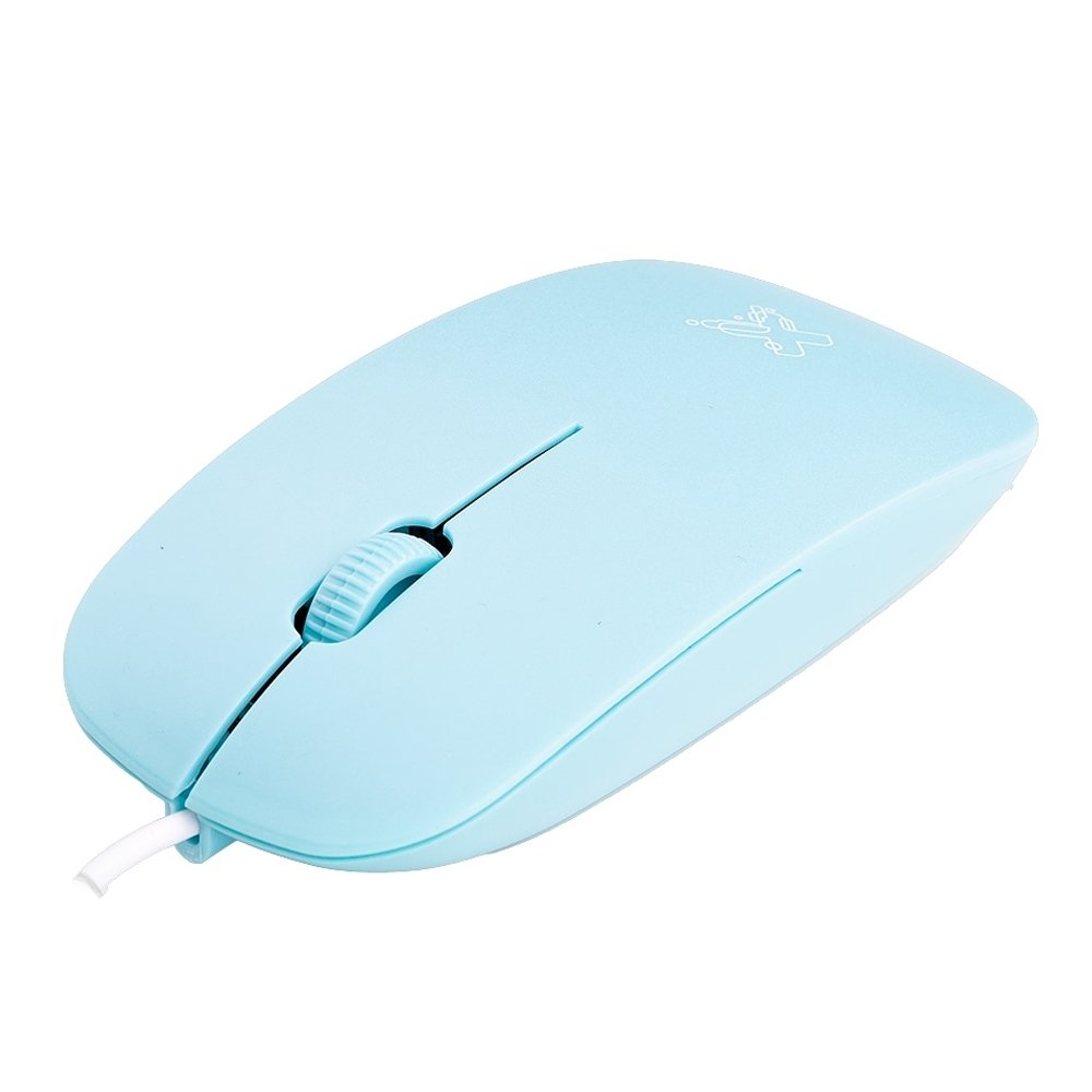 Mouse Maxprint Surface 1.200 DPI com fio, USB 2.0, Azul