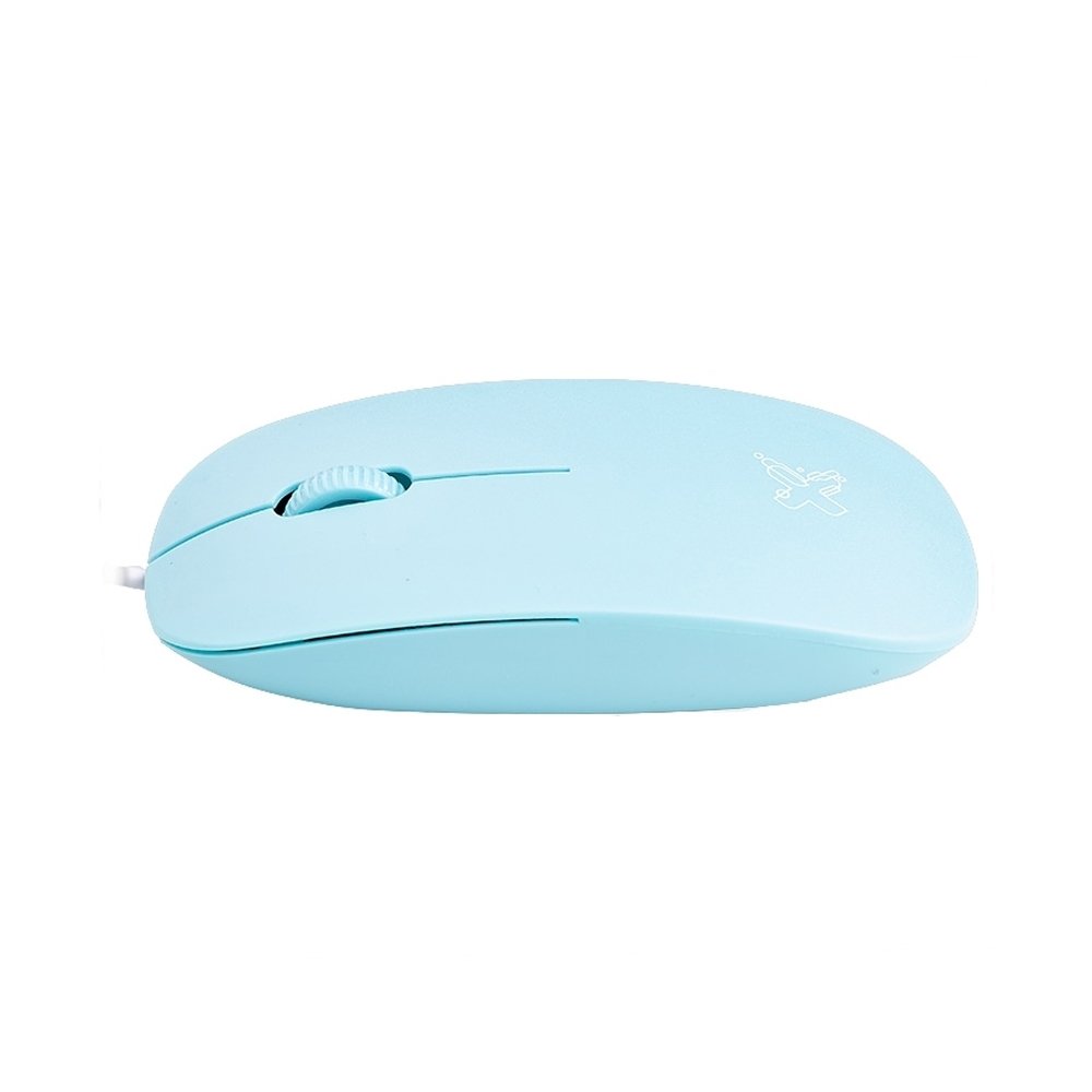 Mouse Maxprint Surface 1.200 DPI com fio, USB 2.0, Azul