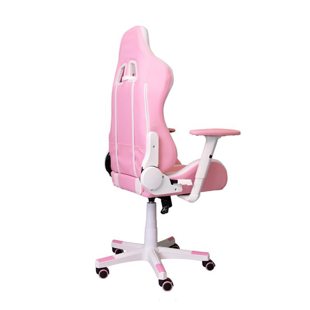 Cadeira Gamer Fox Racer RGB Rosa com Iluminação (Led) - Logo Preto