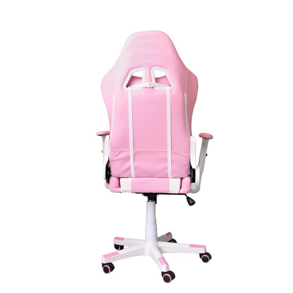 Cadeira Gamer Fox Racer RGB Rosa com Iluminação (Led) - Logo Preto