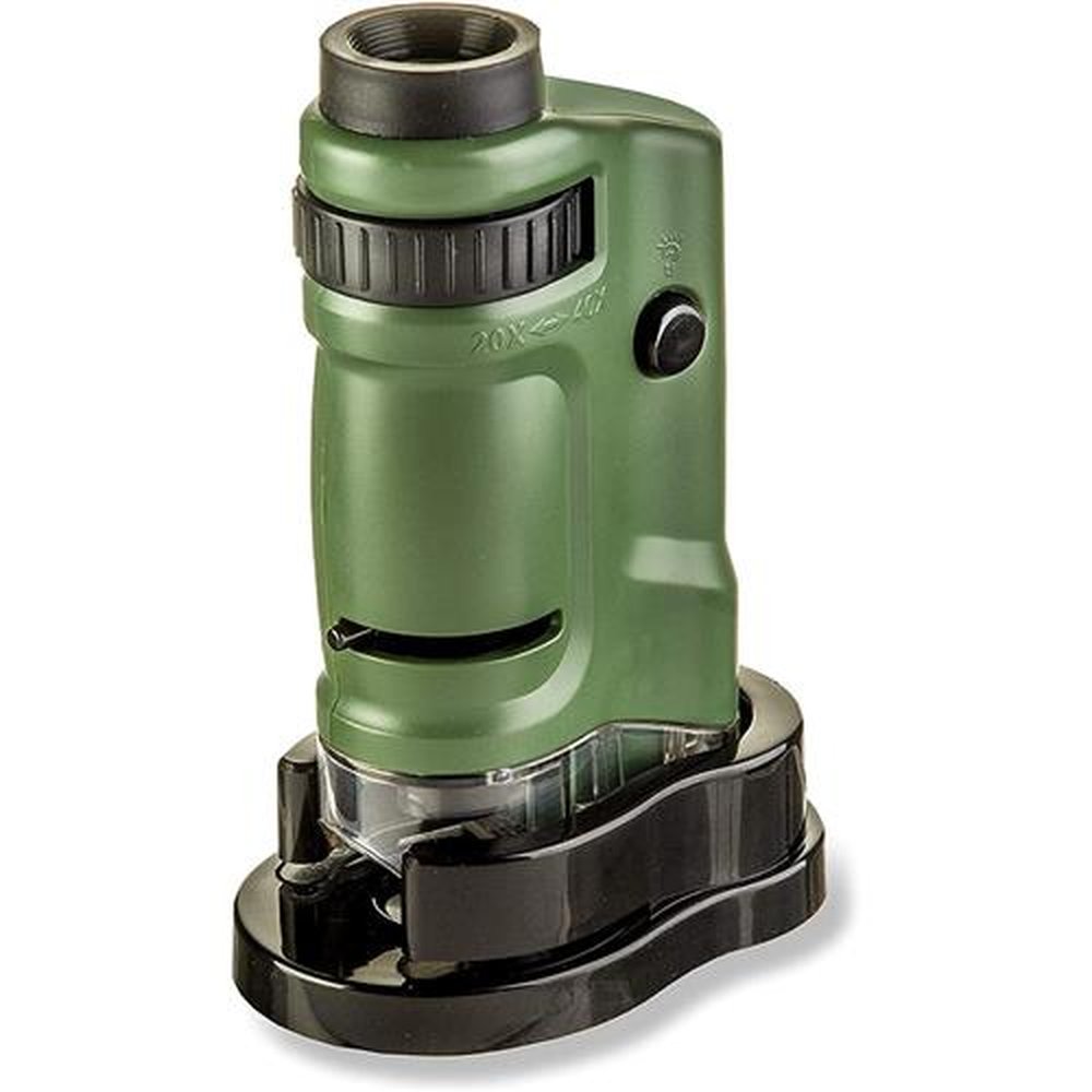 Microscópio De Bolso MM-24 Carson Com LED E Ampliação 20x A 40x