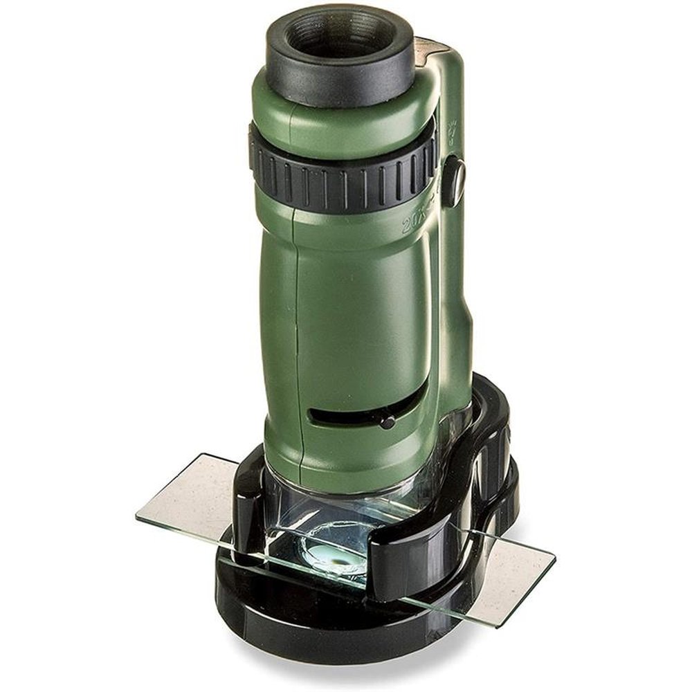 Microscópio De Bolso MM-24 Carson Com LED E Ampliação 20x A 40x