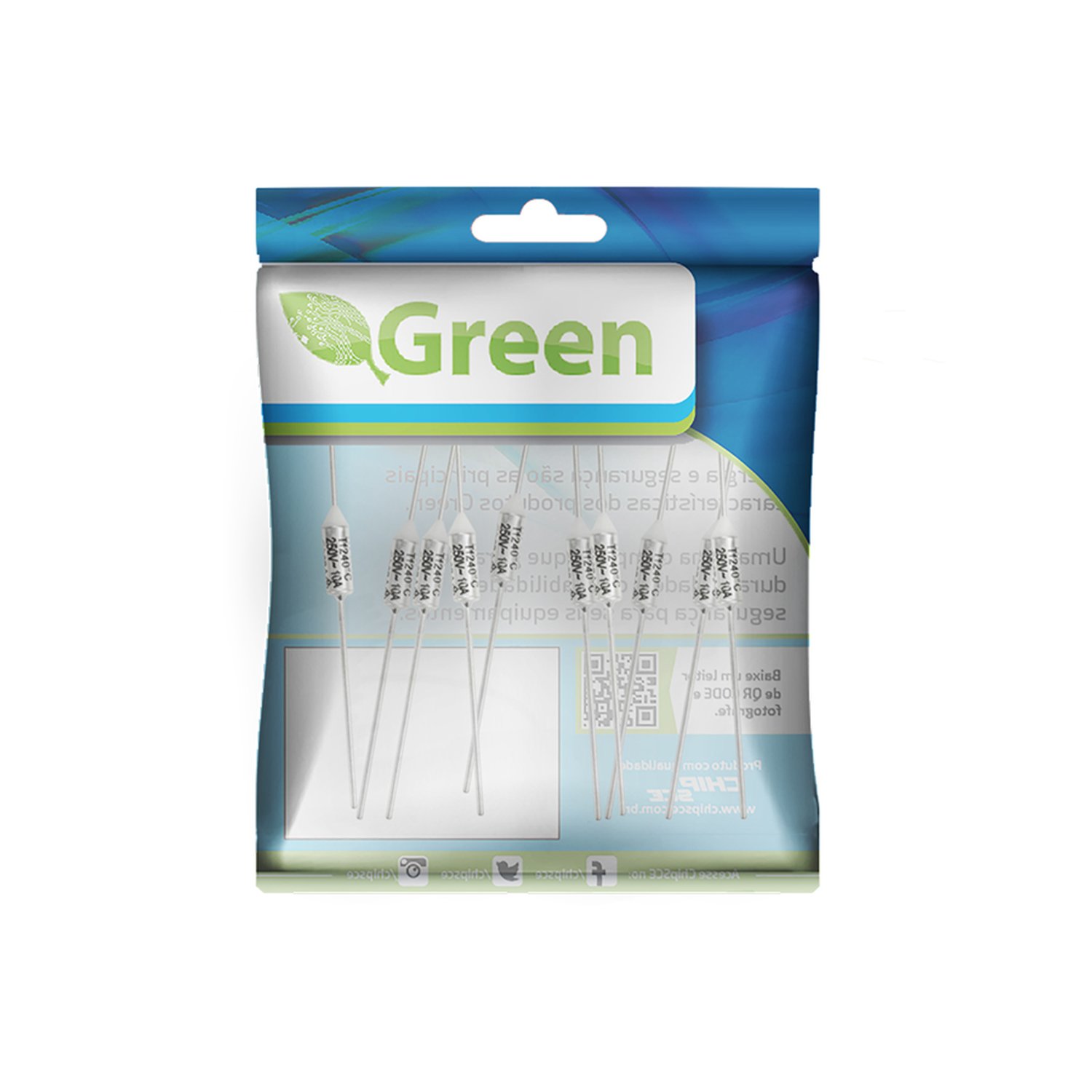 Fusível Térmico 10A/250V - 240 Graus