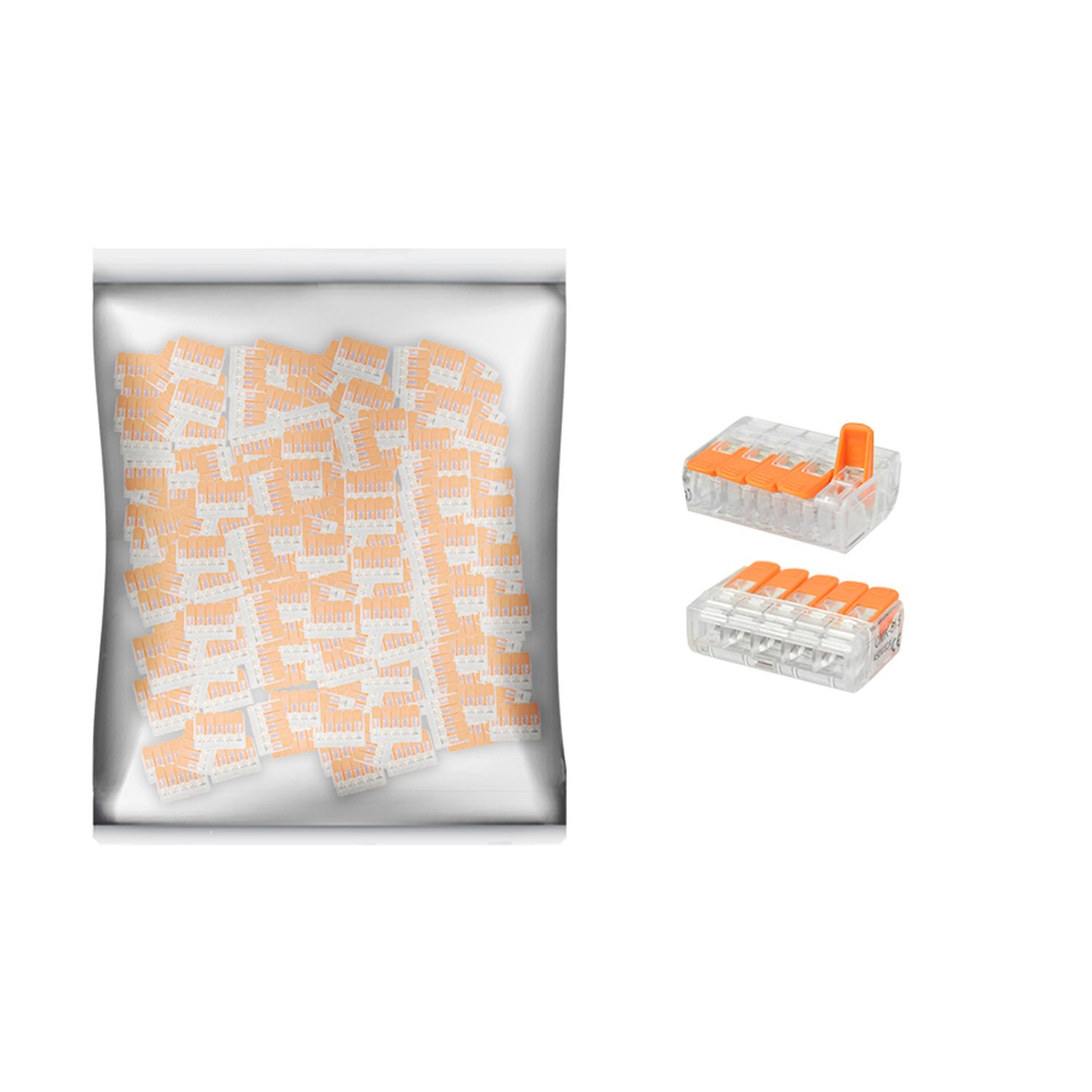 Conector Emenda Simples CMK221-615 - 5P - 100 PCS