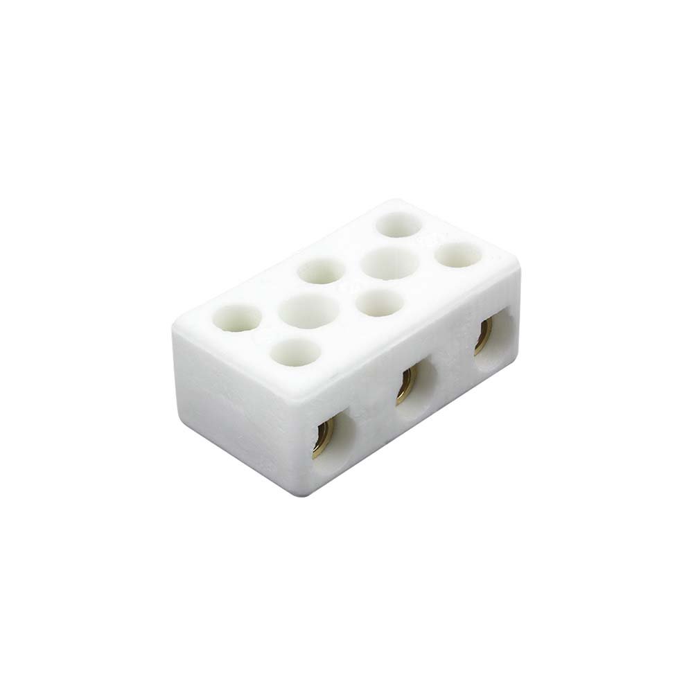 Conector De Cerâmica Para Chuveiro 3 Polos 16MM - 30A