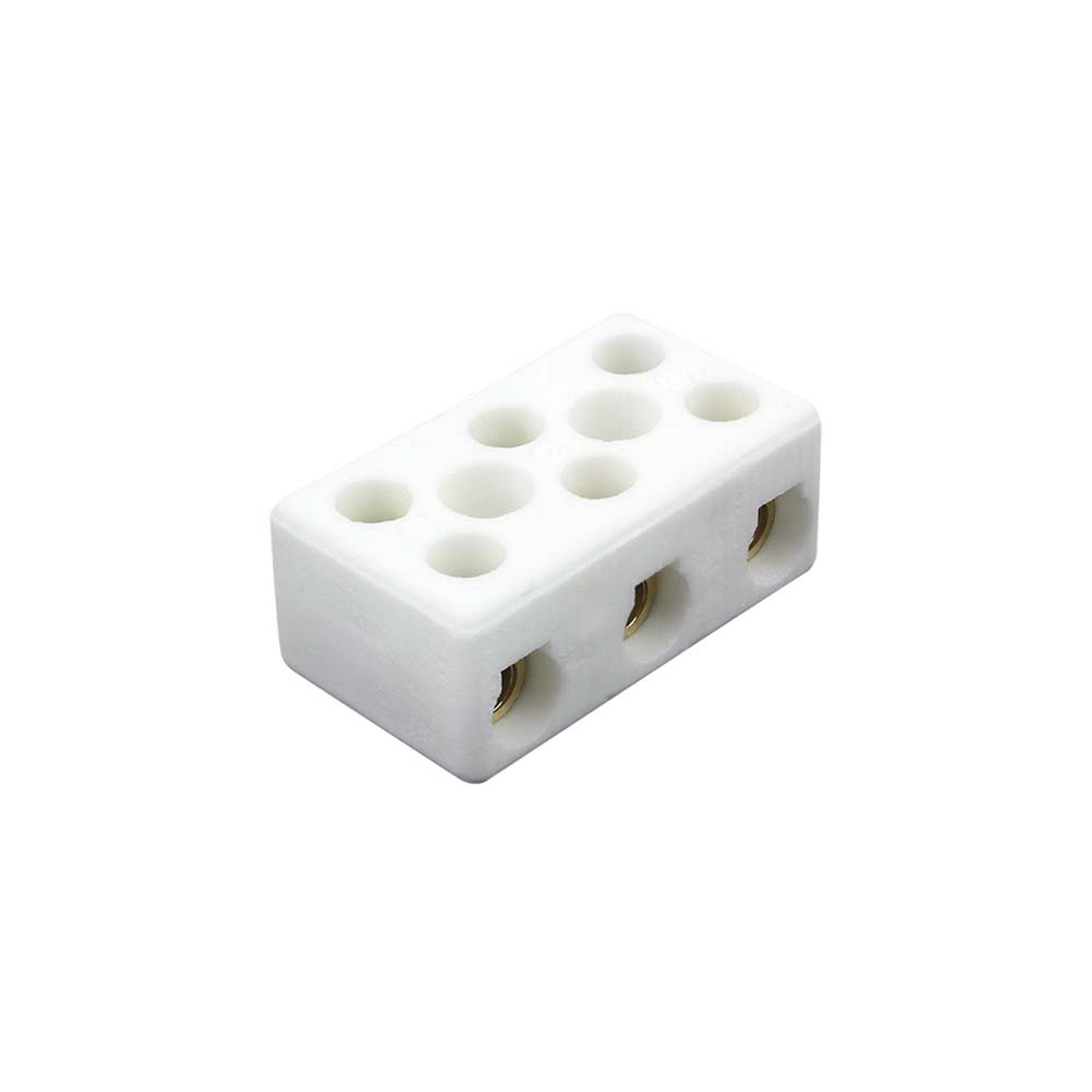 Conector De Cerâmica Para Chuveiro 3 Polos 16MM - 30A
