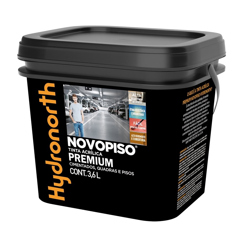 Tinta Piso Hydronorth Novopiso Acrílica Premium Verde Fosco 3,6L