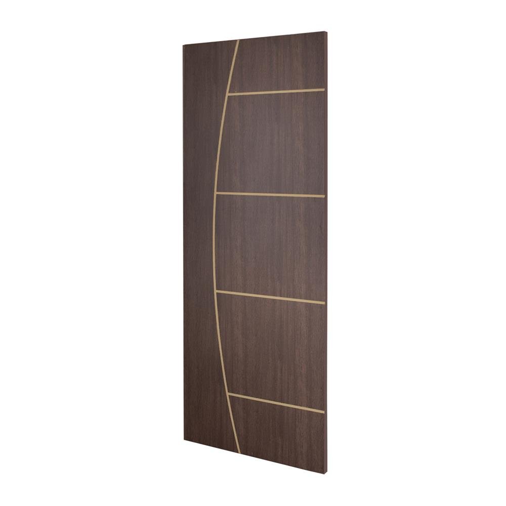 Porta Prensada Modelo Clm Carvalho 80X210 Desenho 01 Tipo Colmeia