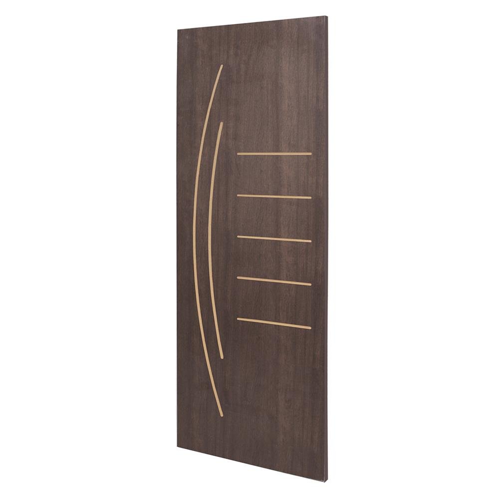 Porta Prensada Modelo Clm Carvalho 70X210 Desenho 06 Tipo Colmeia