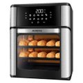 Fritadeira sem Óleo Mondial Air Fryer Forno Oven | 12 Litros, Cesto Removível, Preto/Inox, 110V