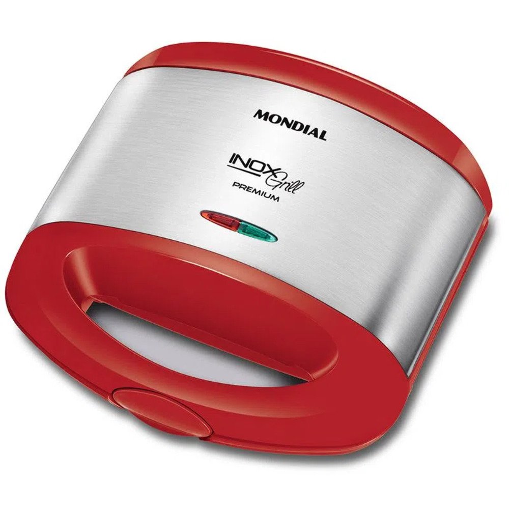 Grill e Sanduicheira Mondial Inox Red S-19 127V/60Hz .
