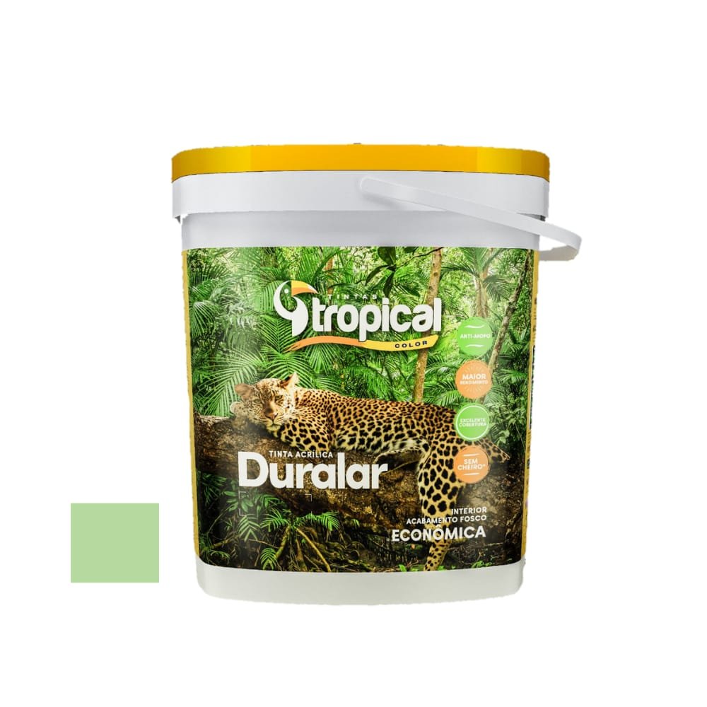 Tinta Tropical Acrílica Duralar Econômica Verde Primavera 15L