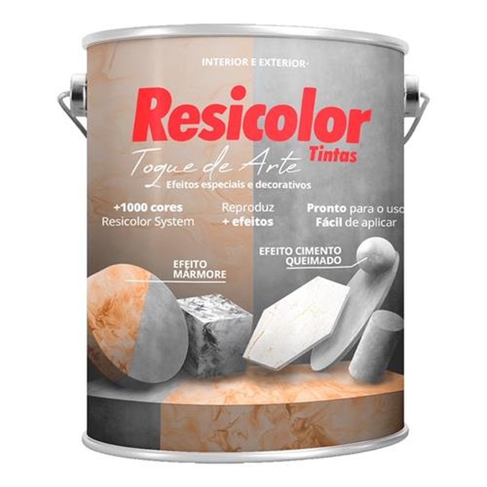 Cimento Queimado Resicolor Interno/Externo Dia de Chuva 5Kg