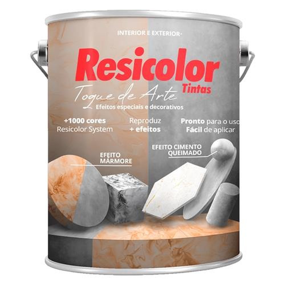 Cimento Queimado Resicolor Interno/Externo Zepelin 5Kg