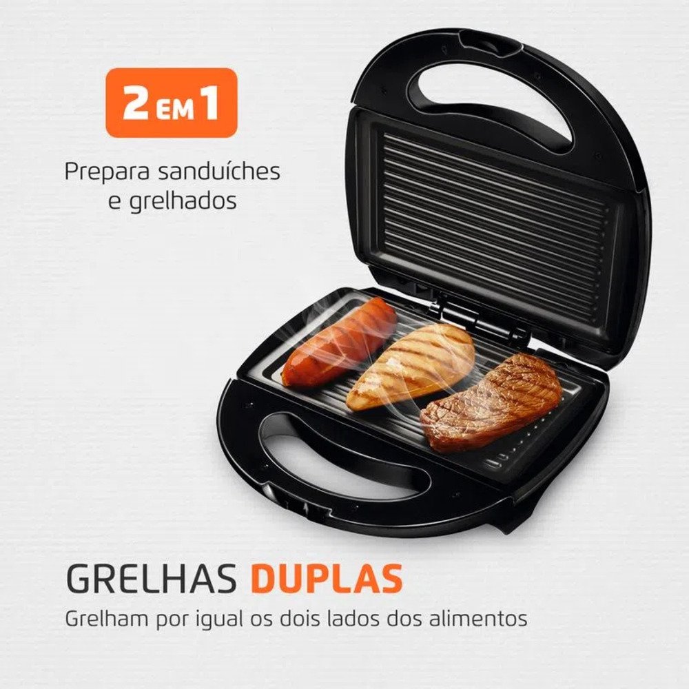 Sanduicheira Mondial Fast Grill e Sandwich S-12 220V/60Hz .