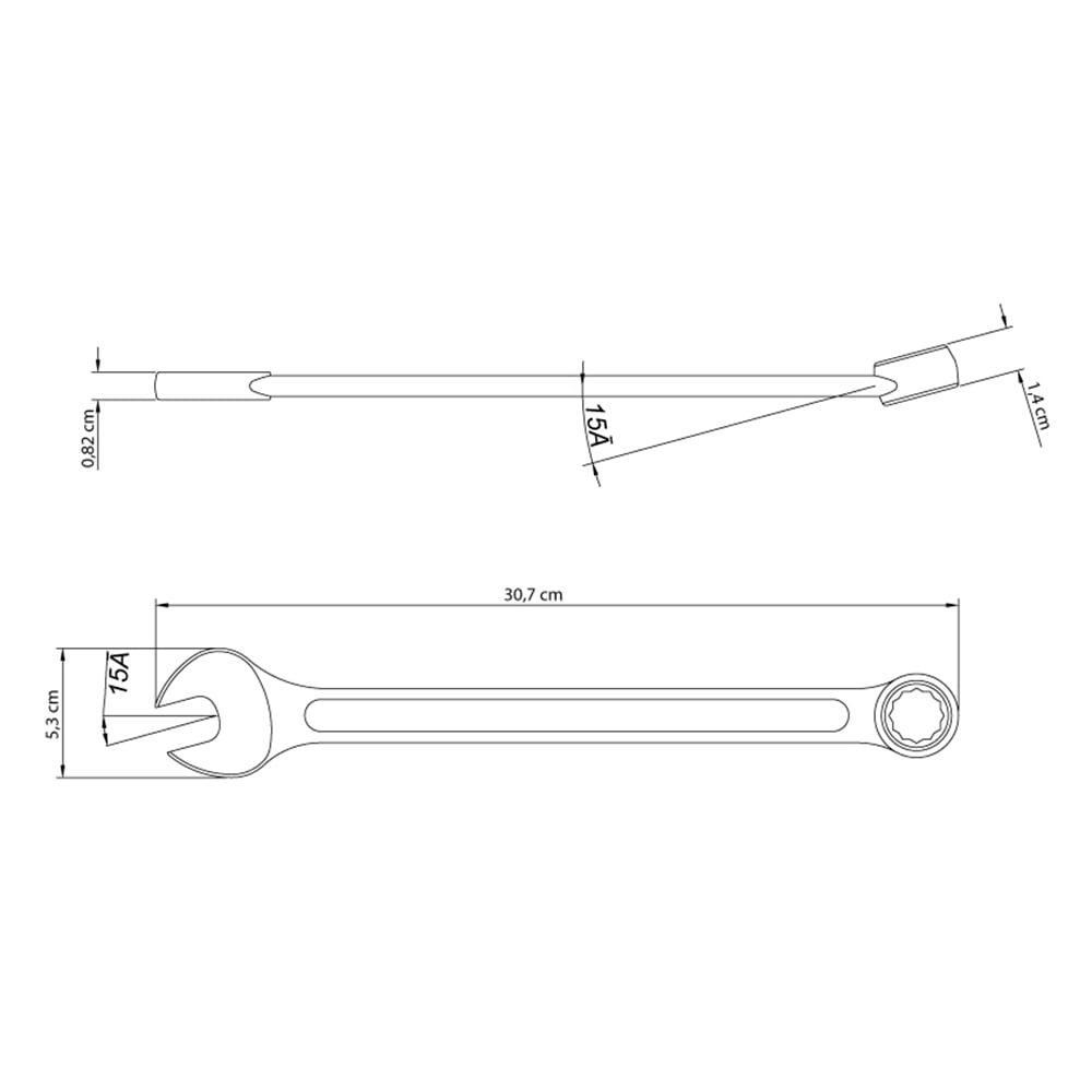 Chave Combinada Tramontina 24mm