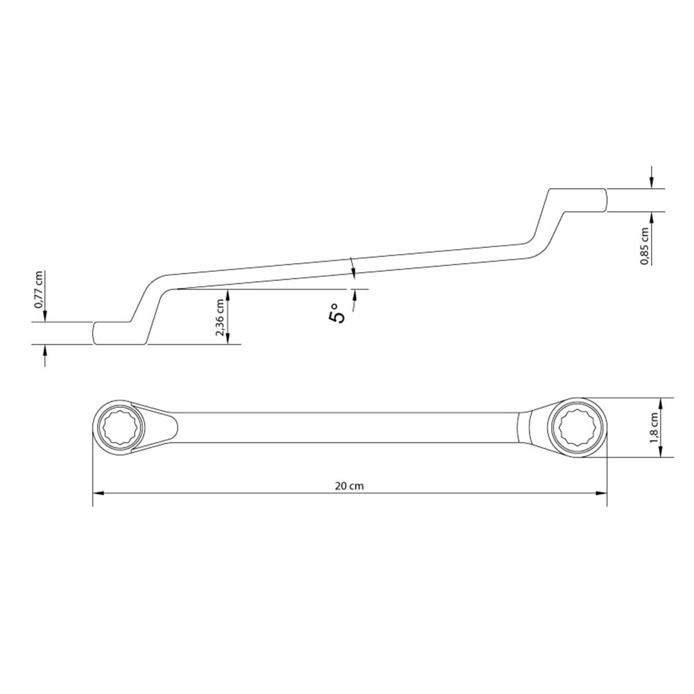 Chave Estrela Tramontina 10x11mm