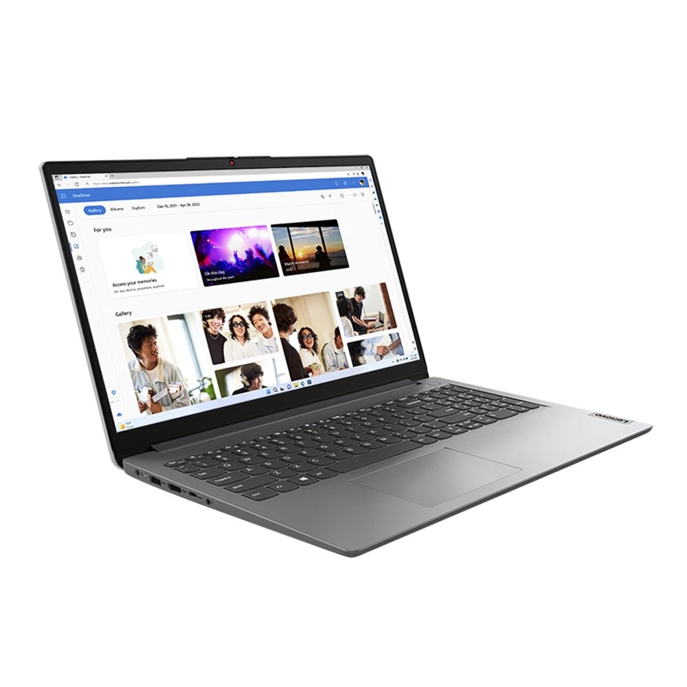 Notebook Lenovo Ideapad 1, 82VX0001B Tela de 15.6", Intel Celeron, 128GB SSD, 4GB RAM, Windows 11, Cloud Grey