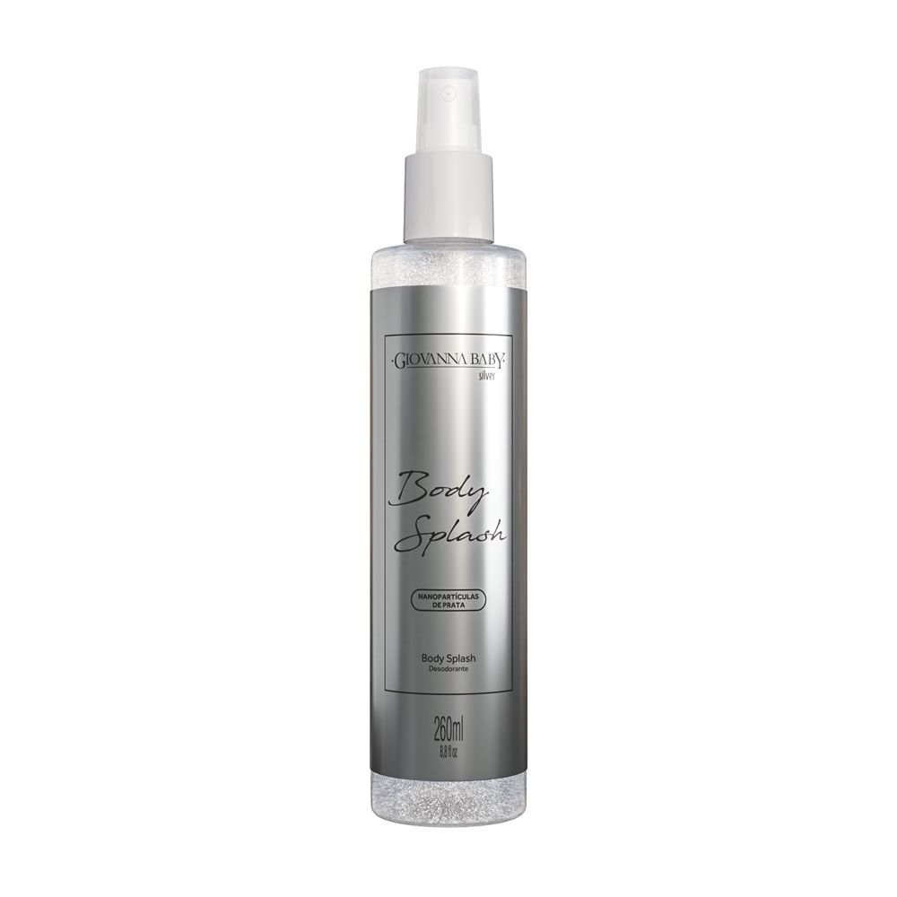 Body Splash Desodorante Giovanna Baby Corporal Silver 260ml