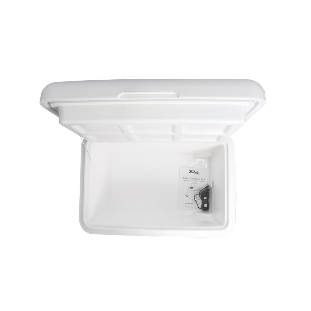 Caixa Térmica Cooler Com Som Bluetooth Embutido - 55 Litros Com Rodas - Kokay