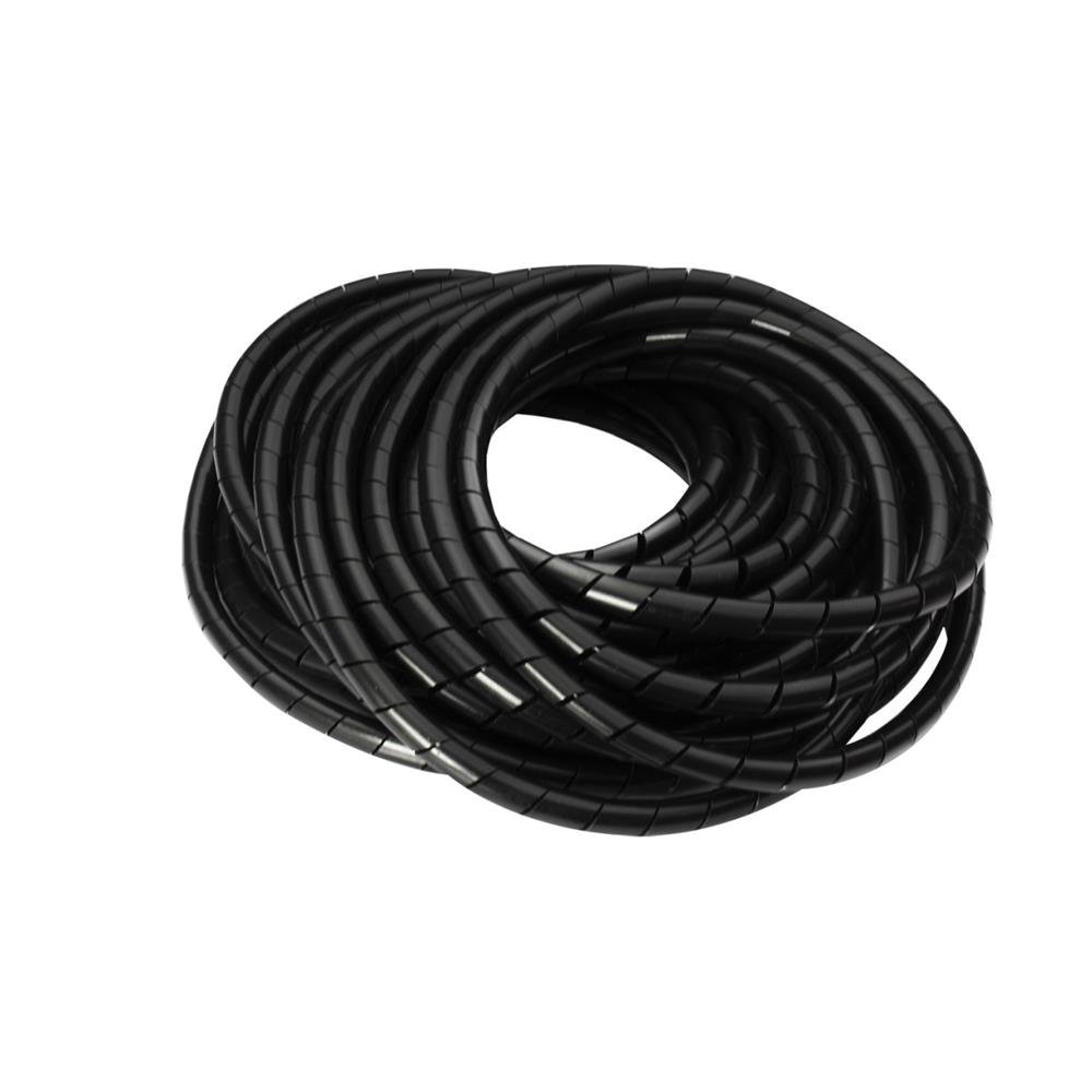 Organizador De Fios Preto SWB-10 - Diâmetro 8-10MM Ou 3/8" - 10 Metros