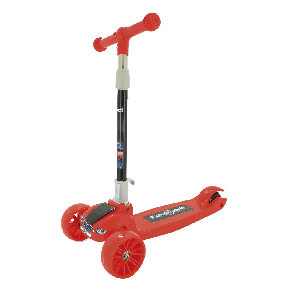 Patinete Infantil Luz e Som Speed Cars Vermelho Para Maiores de 3 Anos ...