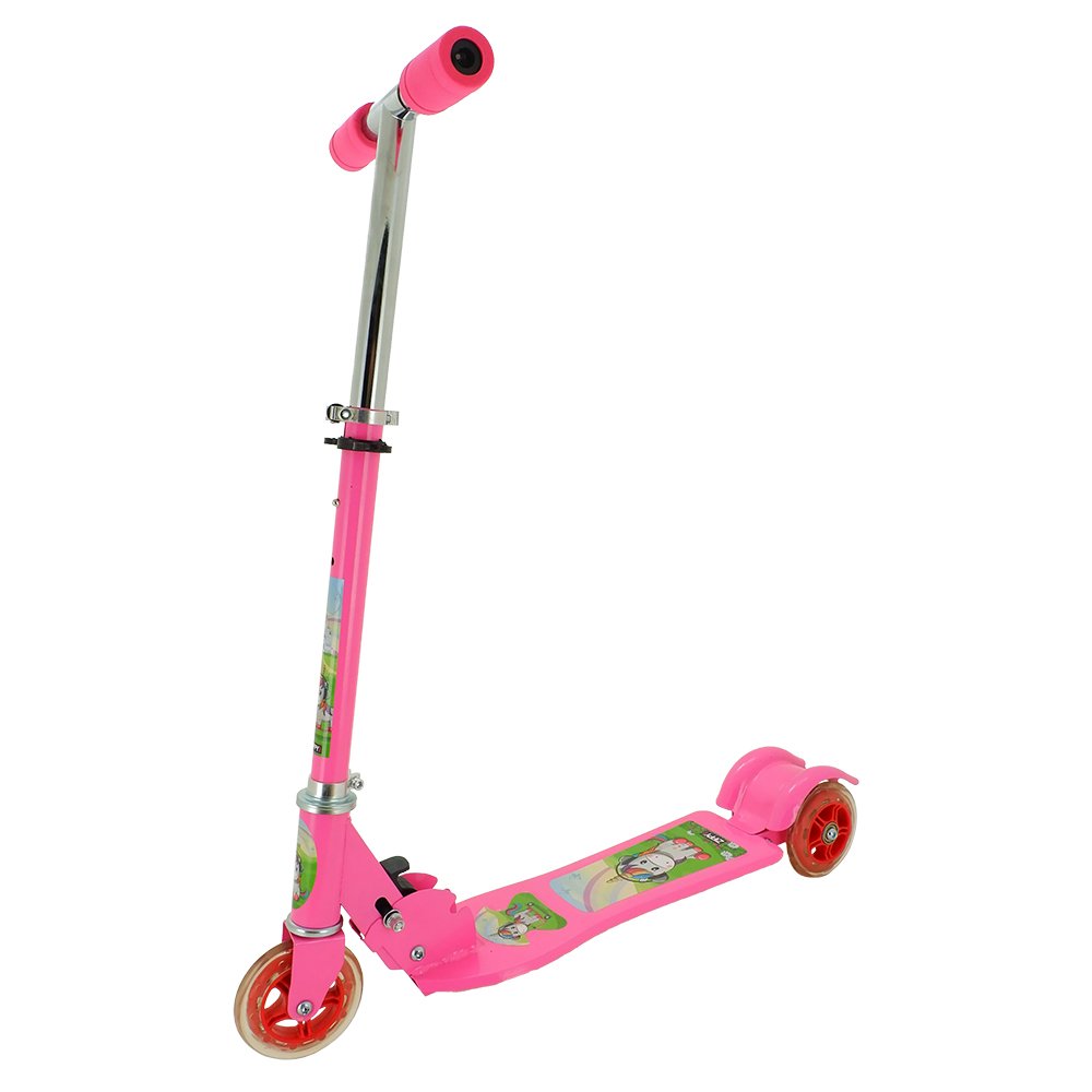 Patinete Infantil 3 Rodas Unicórnio Dobrável Para Crianças Maiores de 3 Anos Suporta Até 40kg com 3 Rodas Zippy Toys