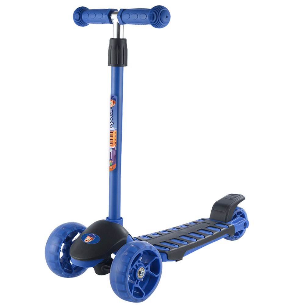 Patinete Infantil Dobrável Teen Sports Azul Maiores de 3 Anos Suporta Até 40kg com 3 Rodas Zippy Toys