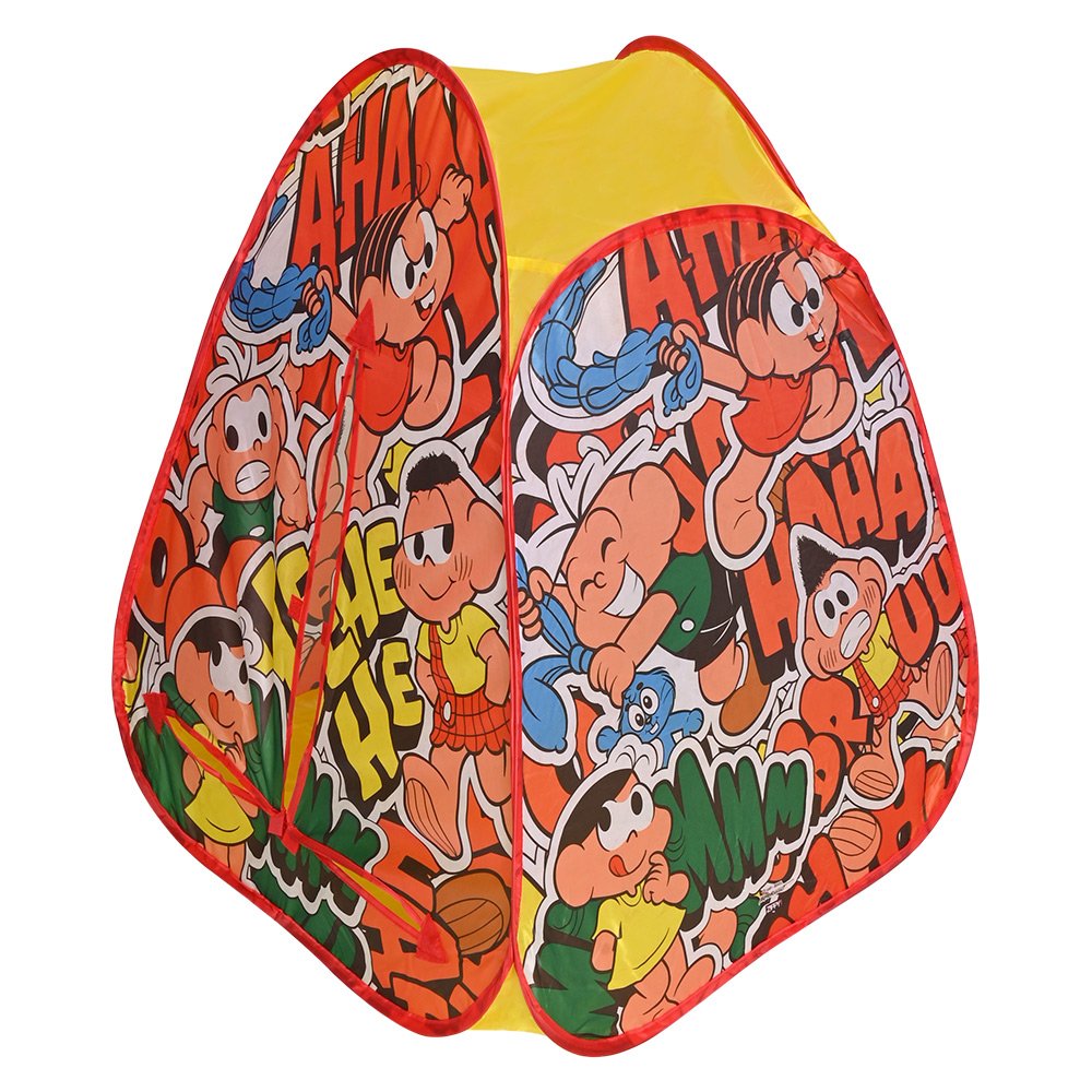 Barraca Portátil Infantil Turma da Mônica Modelo Cabana Zippy Toys